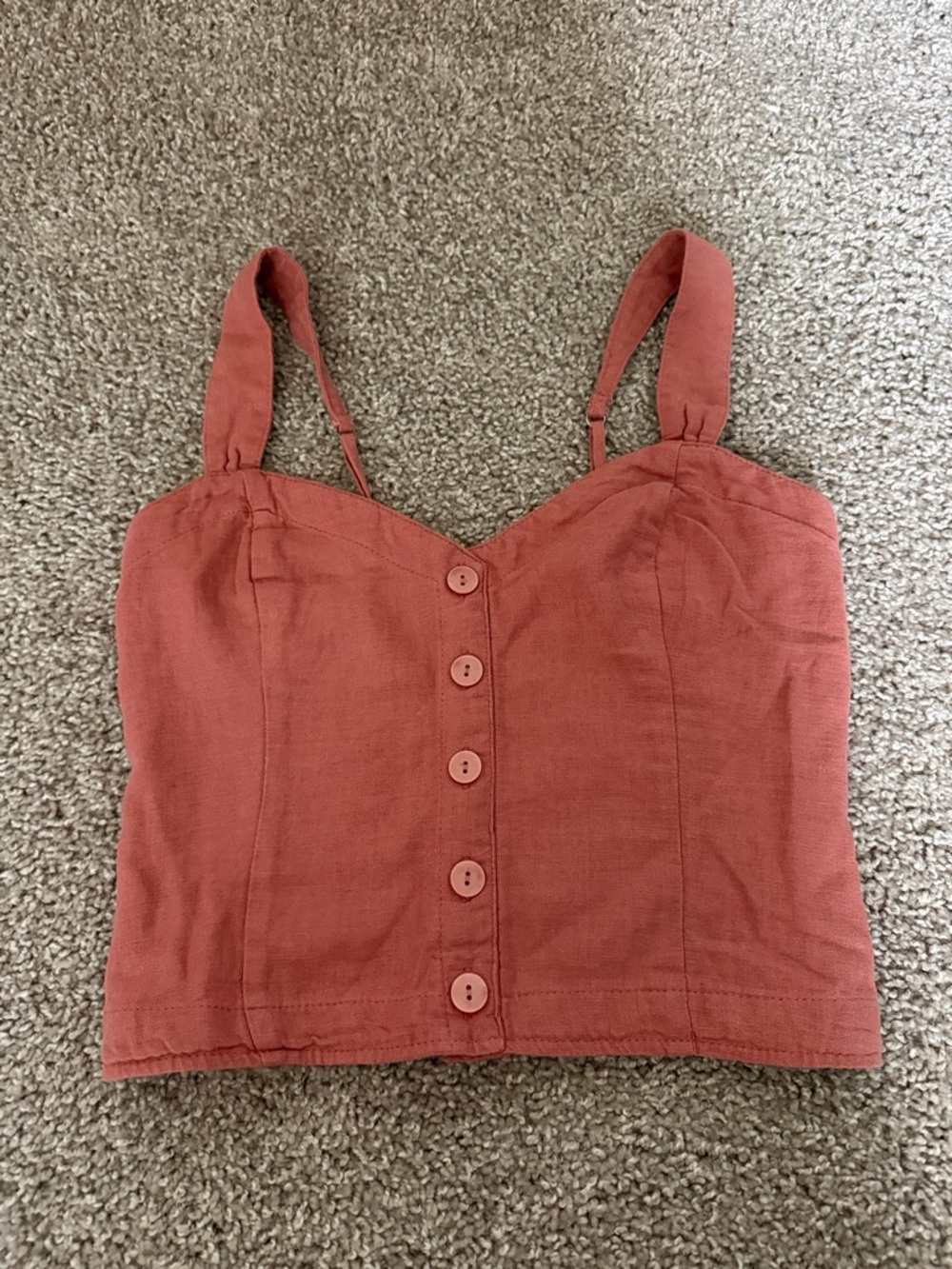 Abercrombie Linen Blend Top